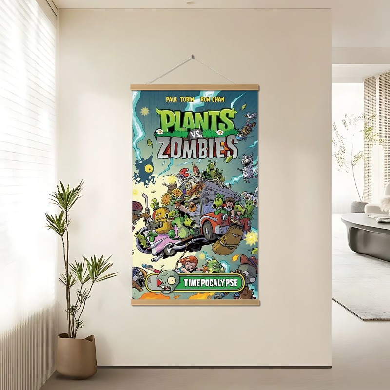 Esports Vs Gaming - Lukisan Kanvas Seni Dinding Game Plants