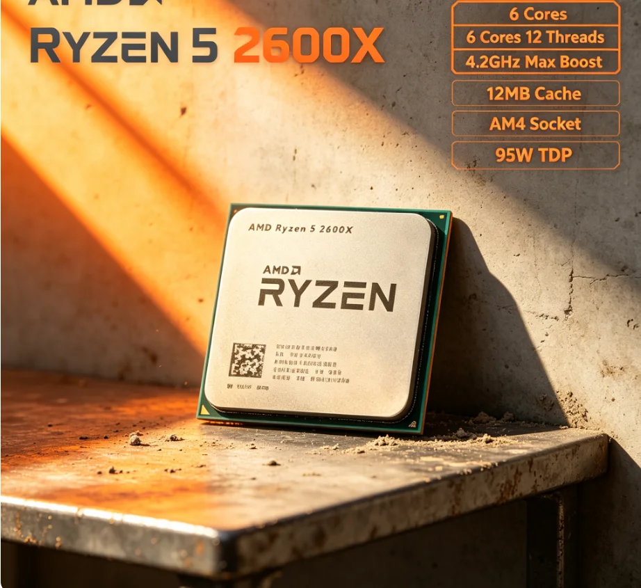 Esports Gaming Pc - Prosesor Desktop AMD R5 2600X 12nm