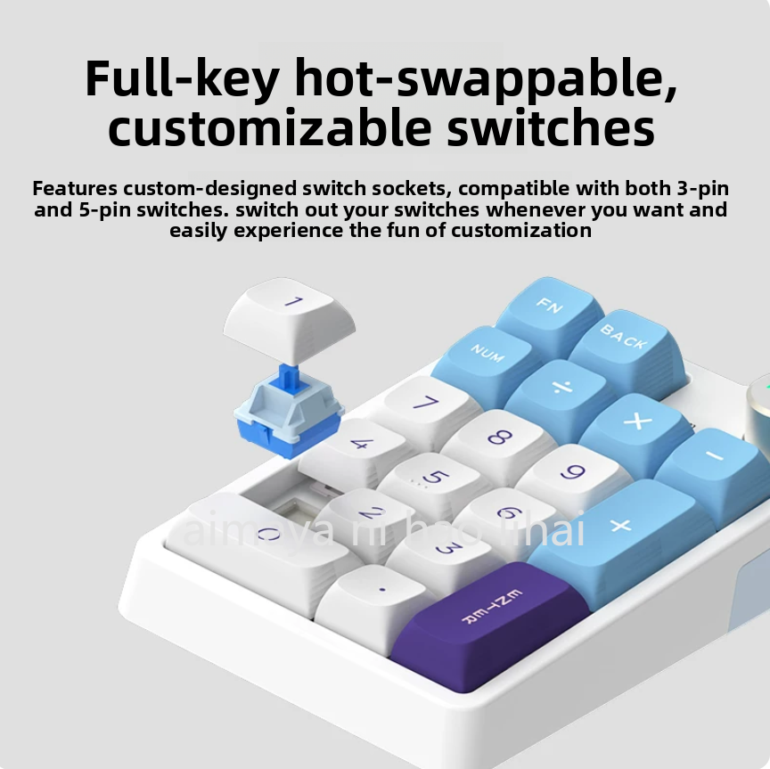 Kzzi K20 Mini Keypad Tiga Mode - Esports Gaming Keyboard ulasan dan harga