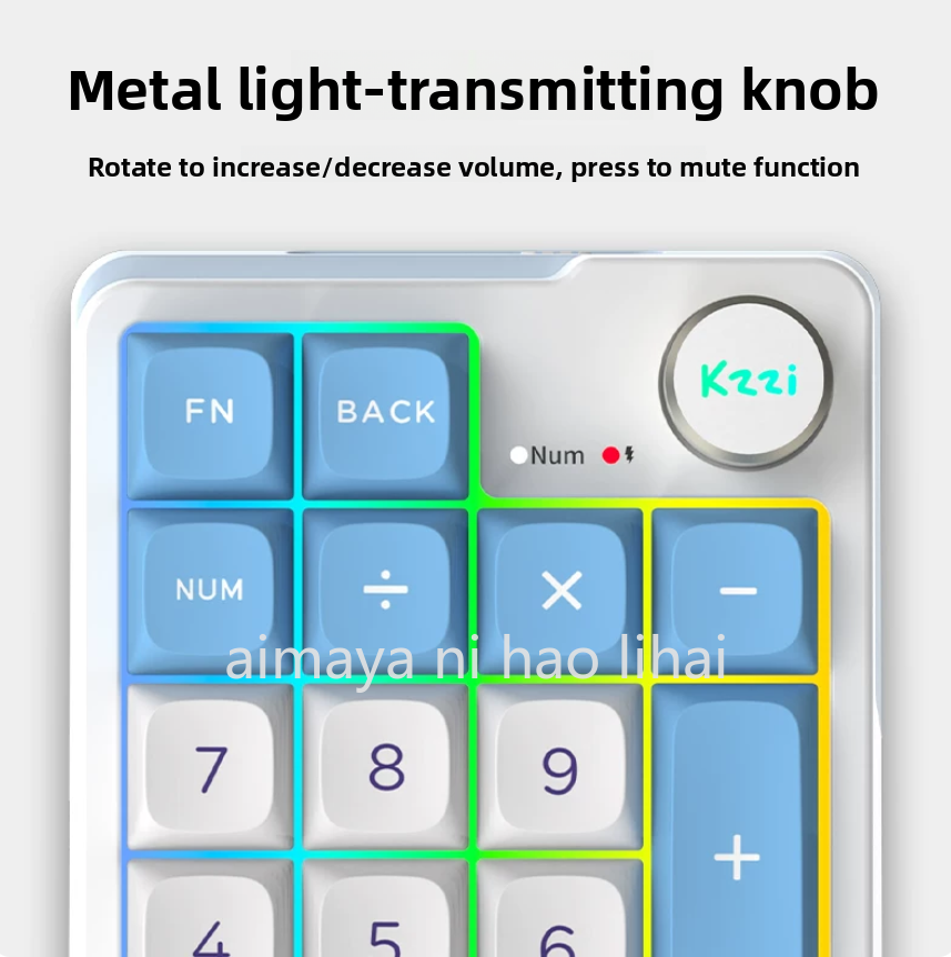 Kzzi K20 Mini Keypad Tiga Mode - Esports Gaming Keyboard ulasan dan harga