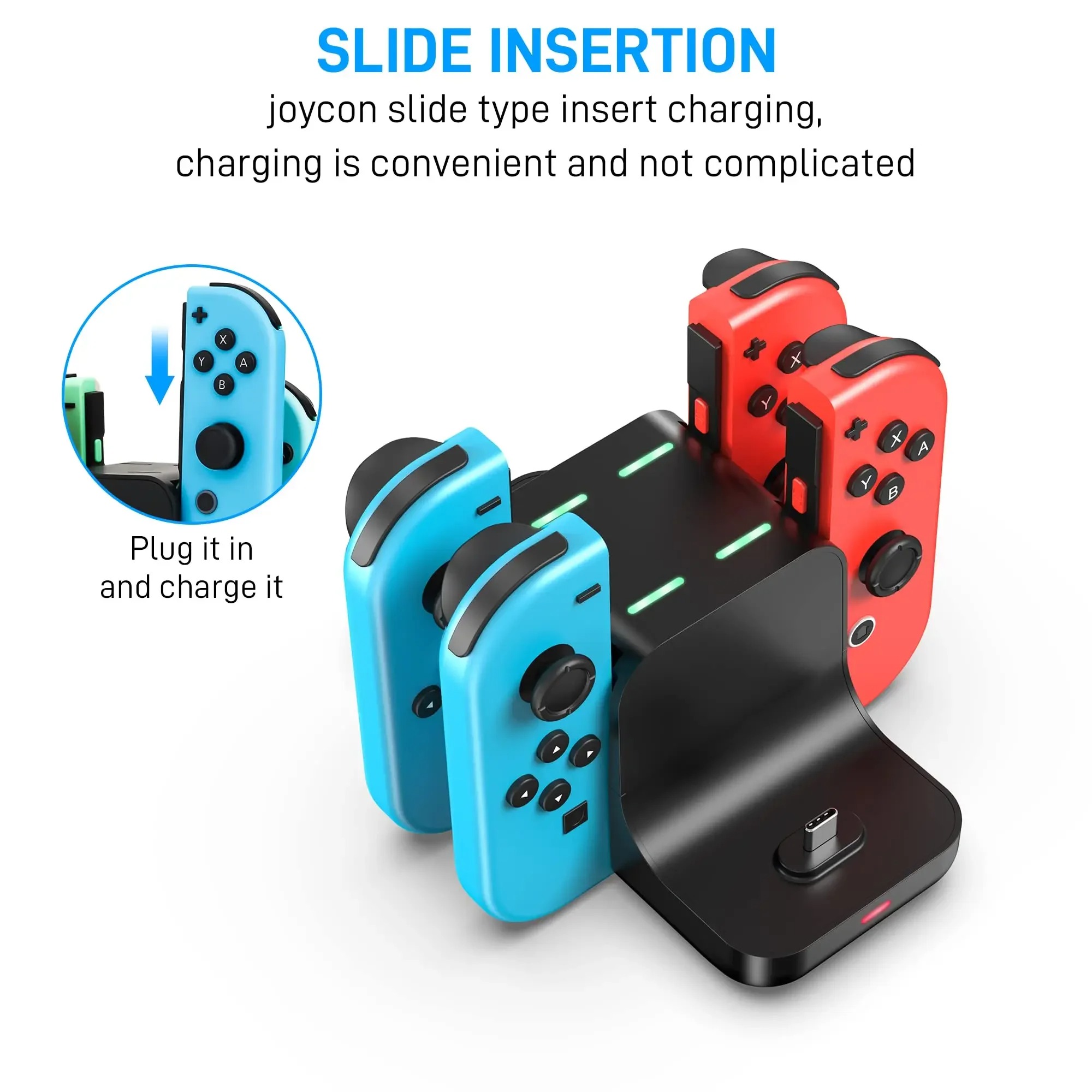 Stasiun Dok Pengisi Daya Switc - Controller Charging Stand ulasan dan harga