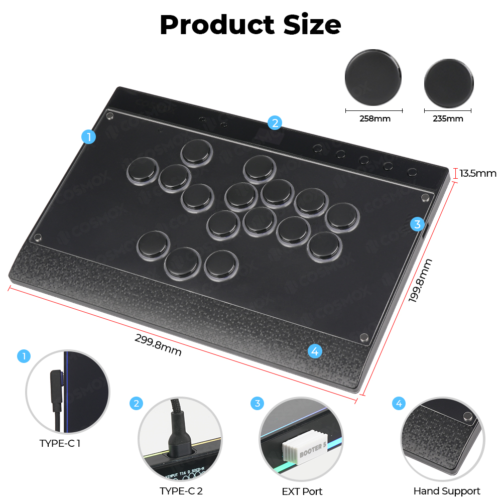 Haute42-COSMOX C16 Pengontrol  - Controller Analog Stick ulasan dan harga
