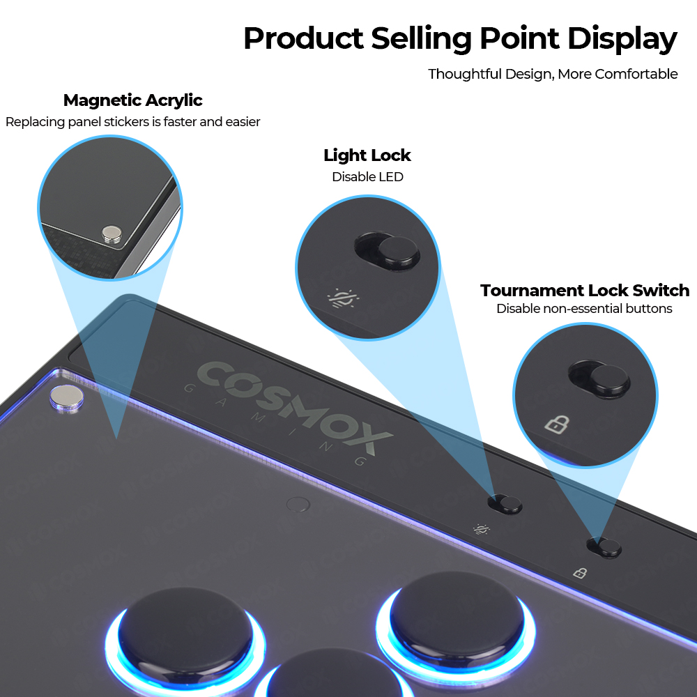 Haute42-COSMOX C16 Pengontrol  - Controller Analog Stick ulasan dan harga