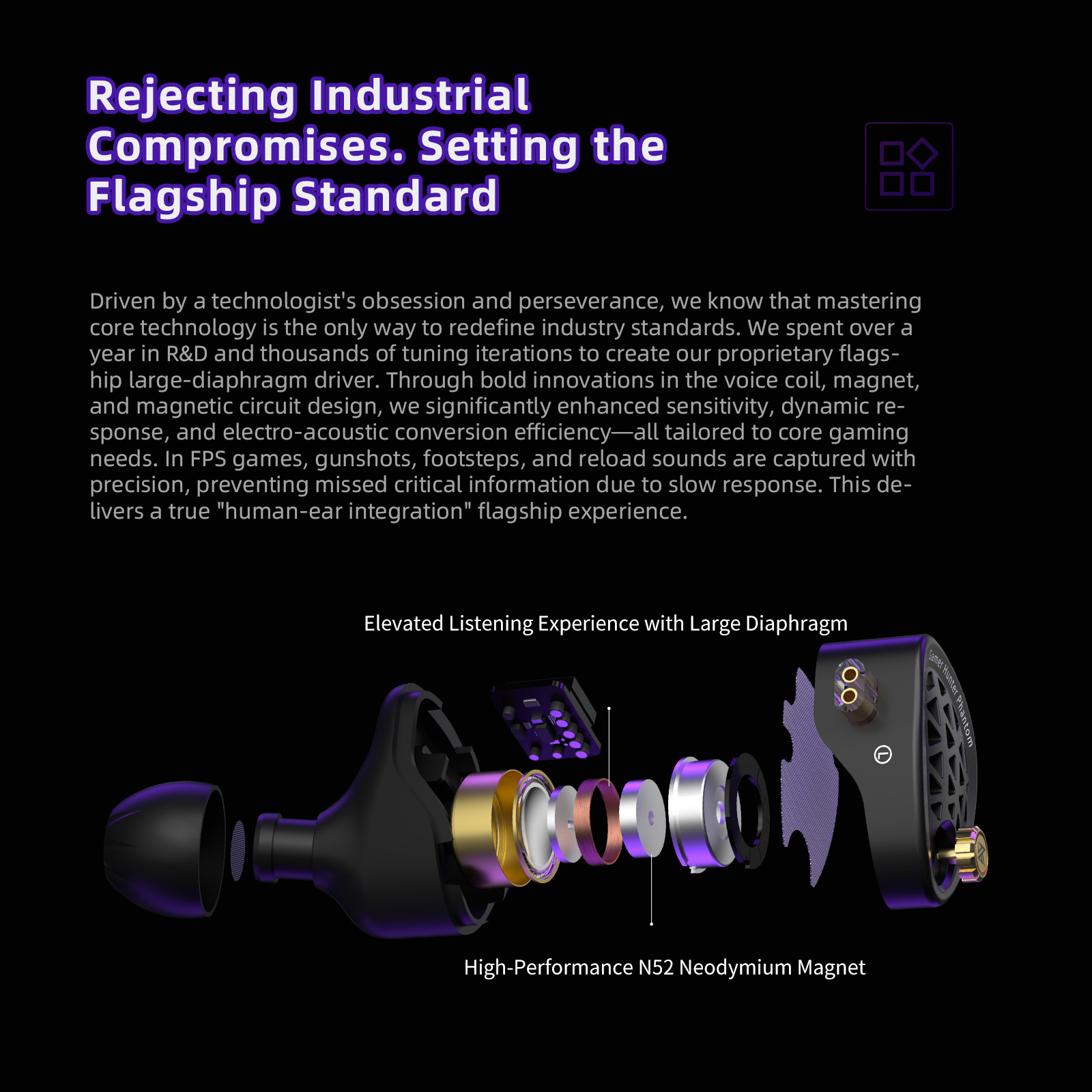 KZ Phantom HiFi Grade Flagship - Esports Gaming Bar ulasan dan harga