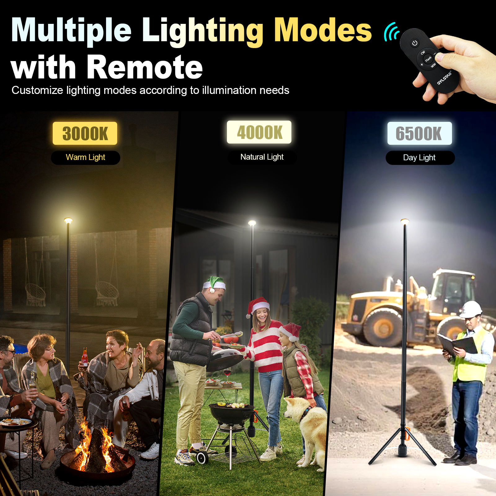 Lampu Kerja Ultra Terang 3000m - Controller Charging Stand ulasan dan harga