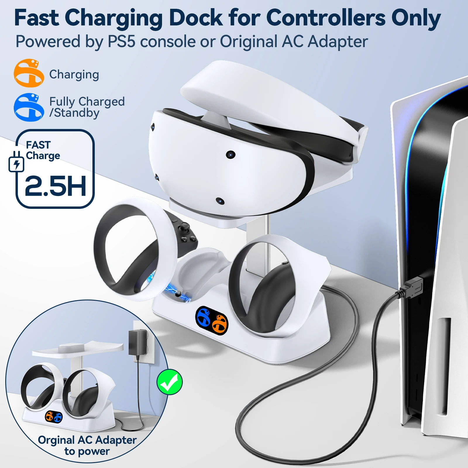 Dok Pengisi Daya Pengontrol un - Controller Charging Stand ulasan dan harga