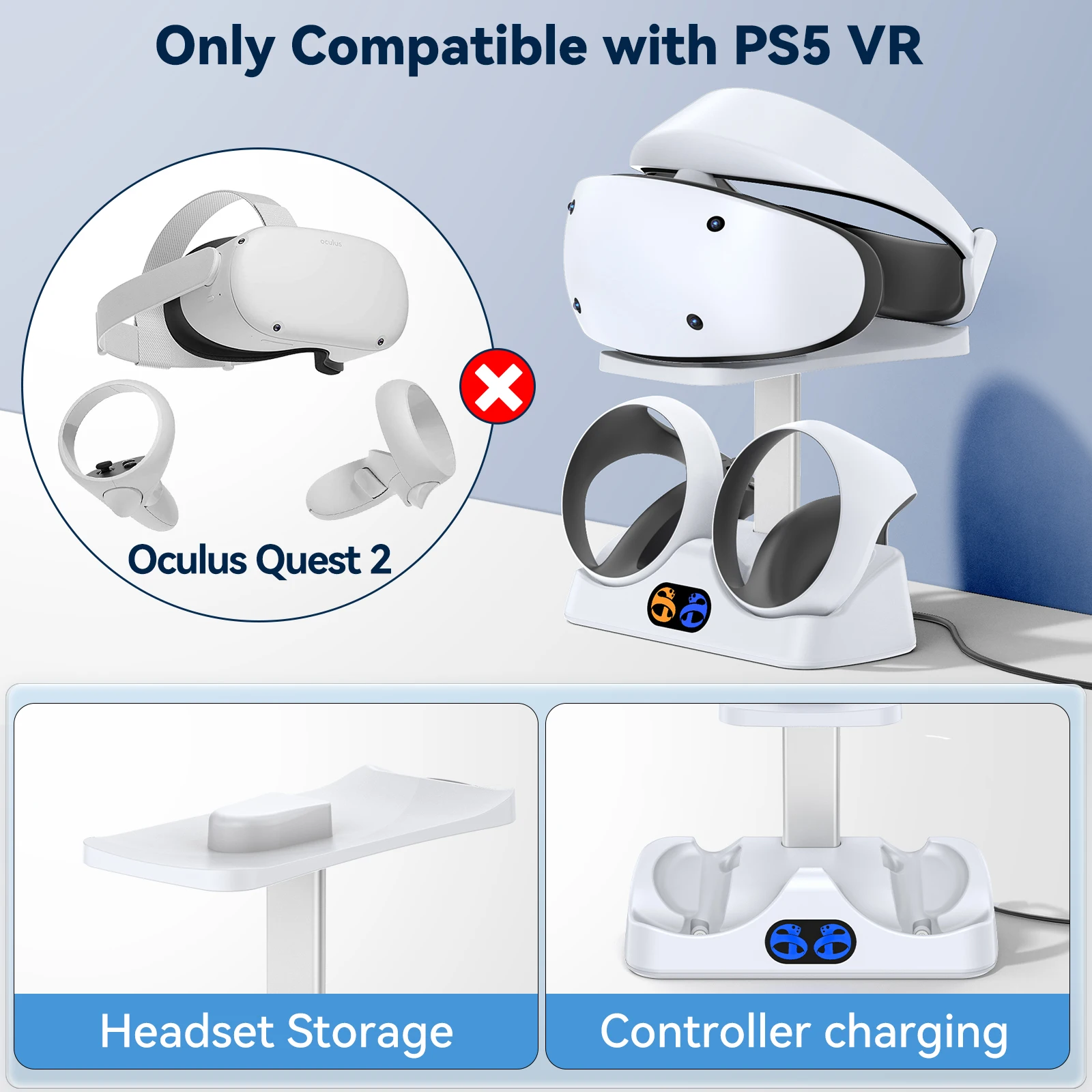 Dok Pengisi Daya Pengontrol un - Controller Charging Stand ulasan dan harga