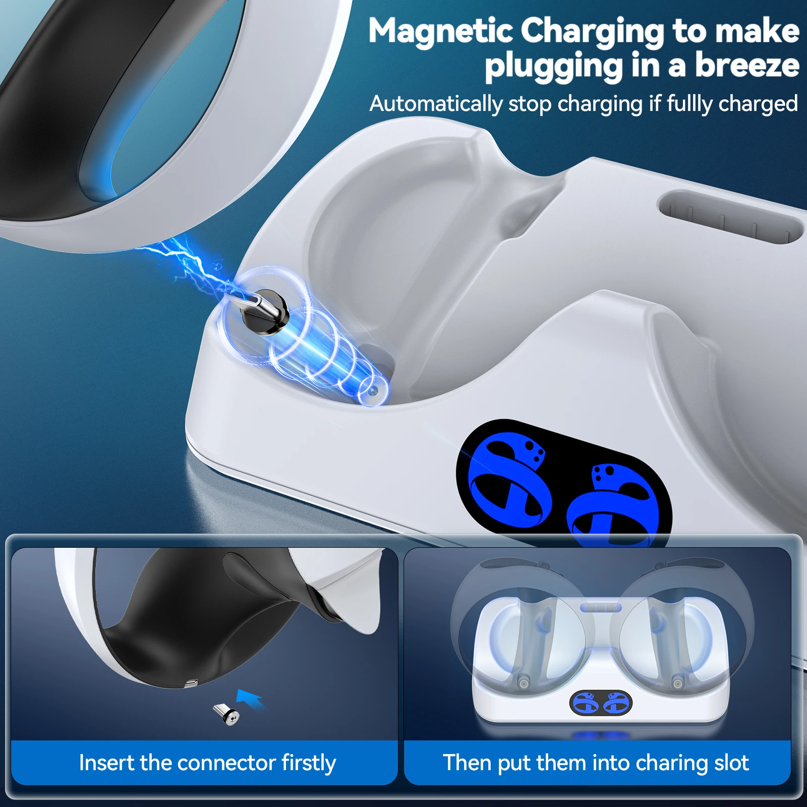 Dok Pengisi Daya Pengontrol un - Controller Charging Stand ulasan dan harga