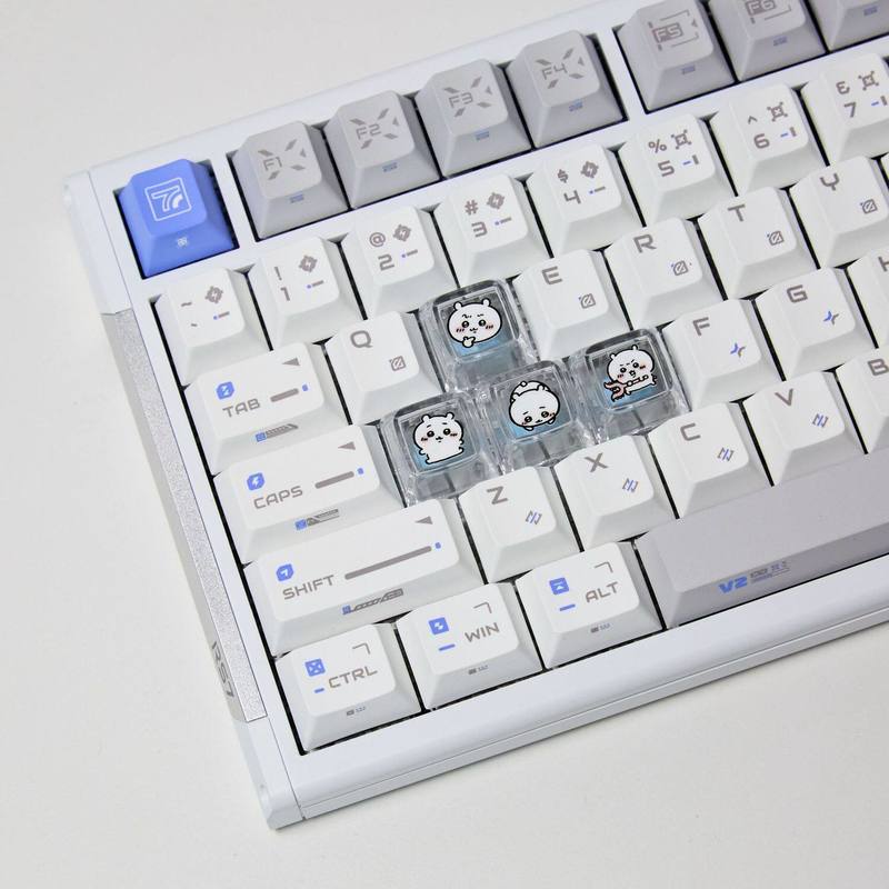 Chiikawa 4 Buah Keycap Transpa - Esports Gaming Pc ulasan dan harga