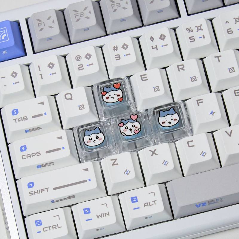 Chiikawa 4 Buah Keycap Transpa - Esports Gaming Pc ulasan dan harga