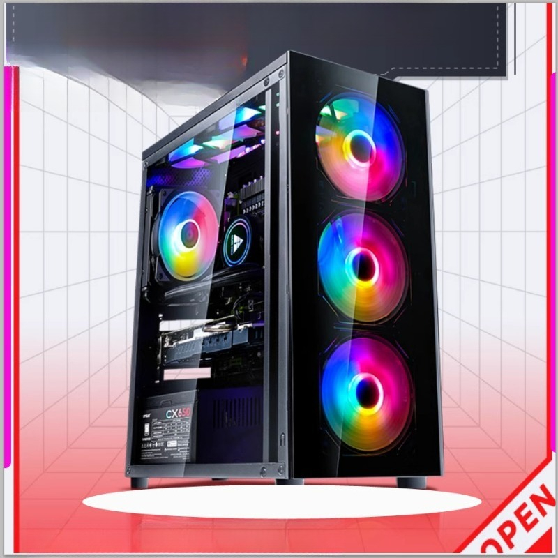 Perangkat Komputer Desktop Len - Esports Gaming Rig ulasan dan harga