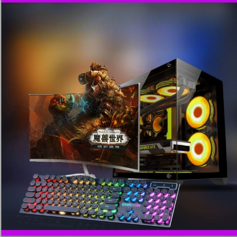 Perangkat Komputer Desktop Len - Esports Gaming Rig ulasan dan harga