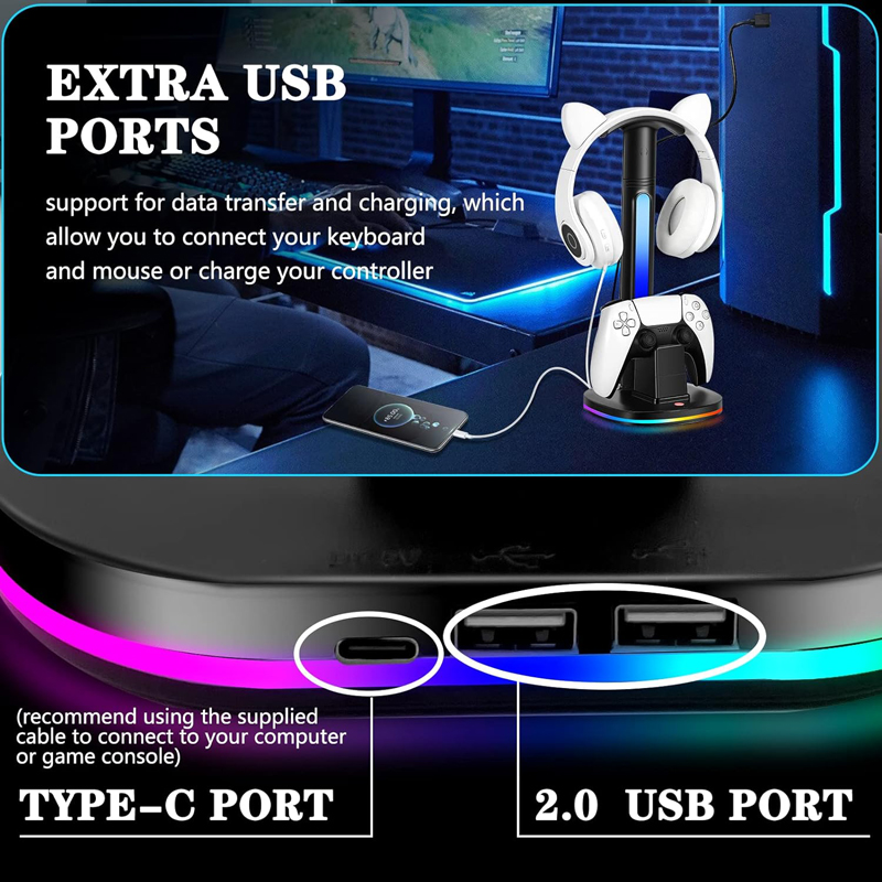 Dudukan pengisi daya pengontro - Controller Charging Stand ulasan dan harga