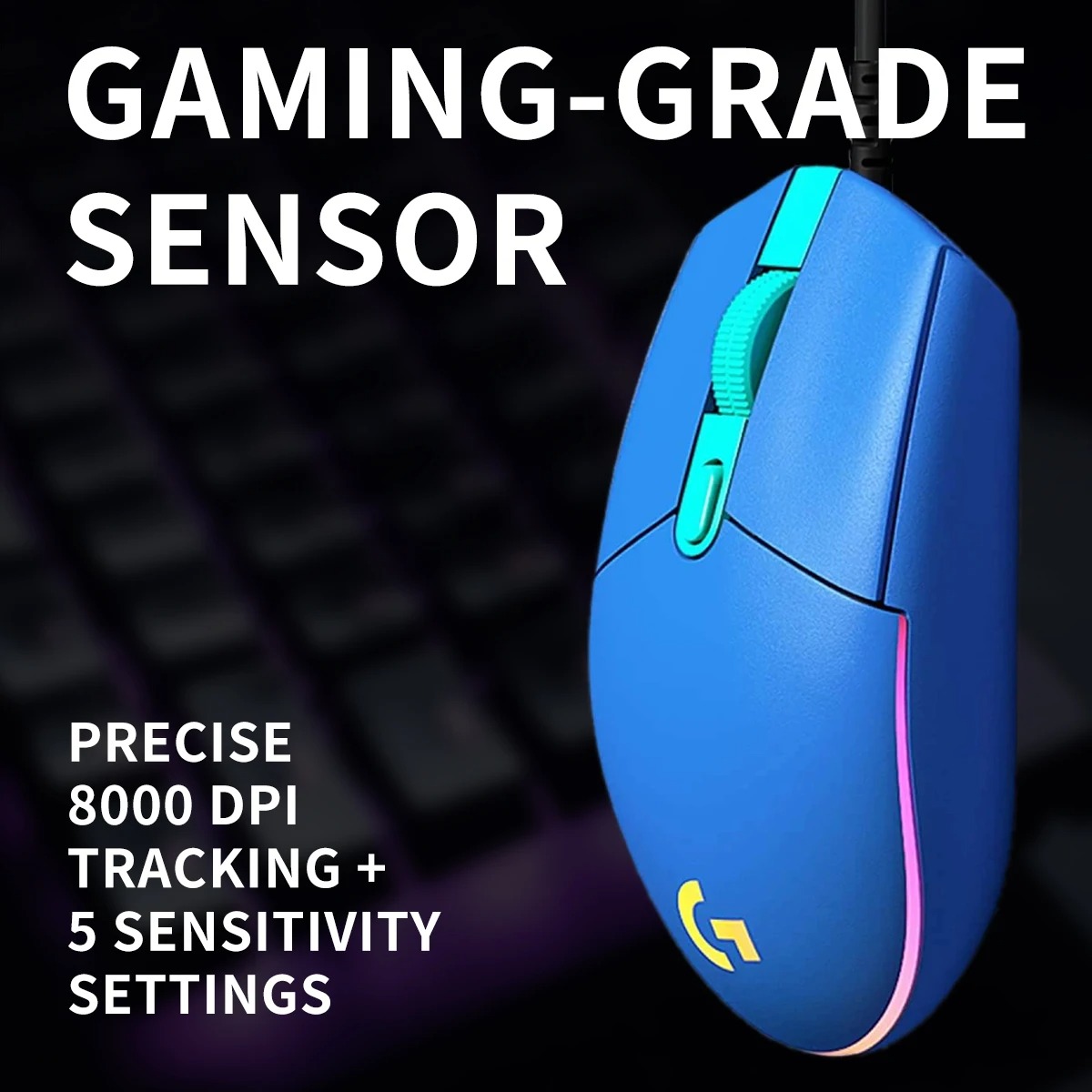 Logitech G102/G203 Mouse E-spo - Logitech Mouse G203 ulasan dan harga