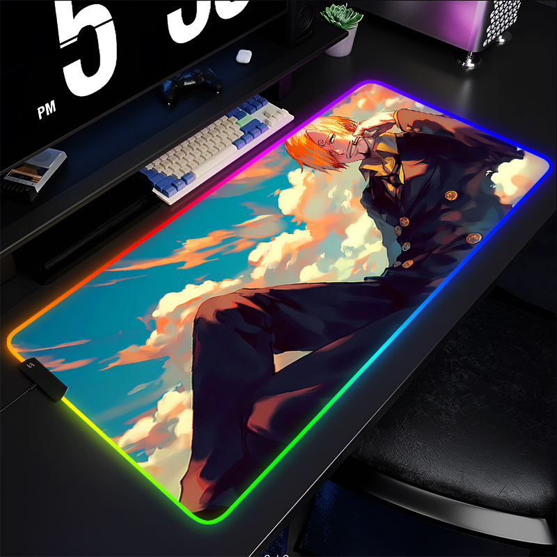 Alas Mouse RGB Anime One Piece - Esports Gaming Mouse Pad ulasan dan harga