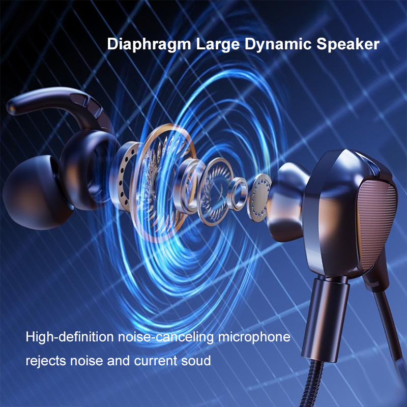 Earphone Gaming In-Ear Dengan  - Esports Gaming Bar ulasan dan harga