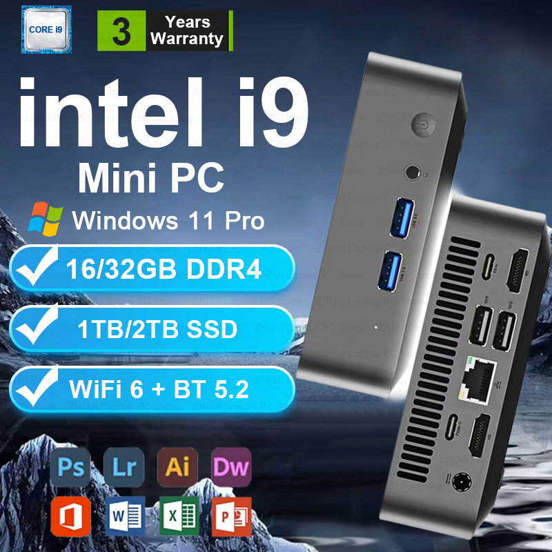 MINI PC Windows 11 Intel Core  - Esports Gaming Sleeve ulasan dan harga
