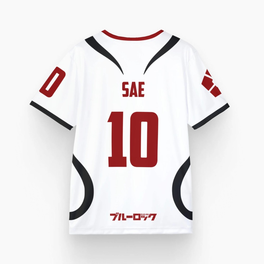 Kaos Anime Pria Blue Lock Sae  - Esports Gaming Sleeve ulasan dan harga