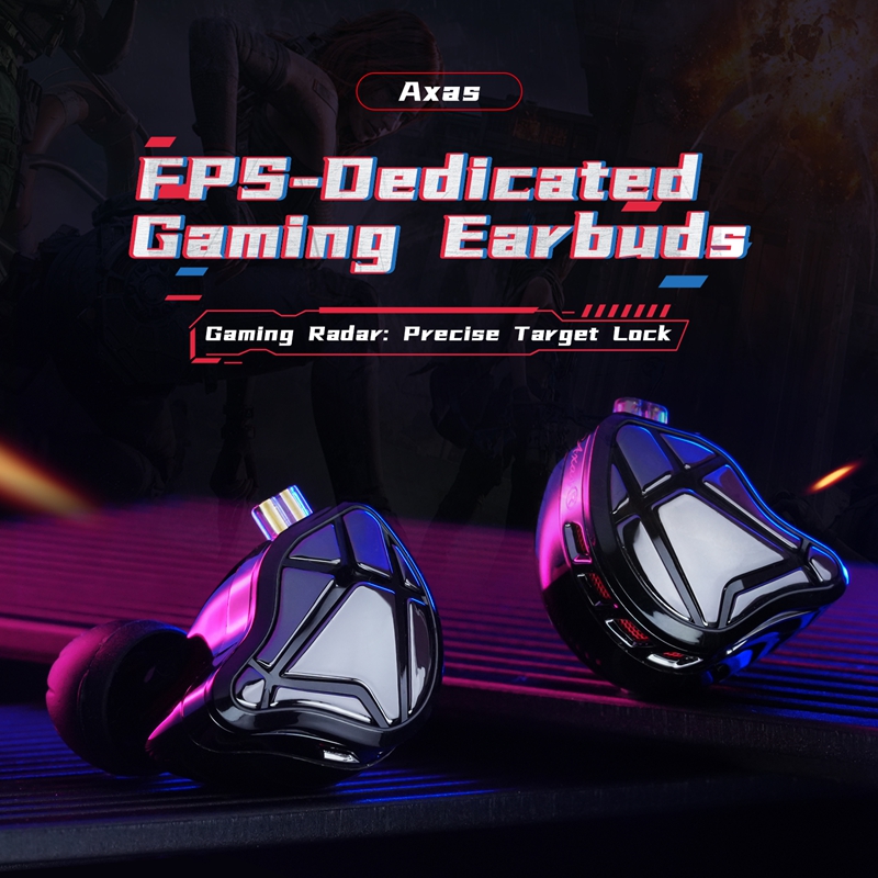    KZ Axas FPS Gaming IEM Hea - Esports Gaming Bar ulasan dan harga